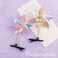 Framendino, 10 Pack Pinwheel Hair Clips Sequins Clip Pinwheels Barrettes Windmill Hairpins for Women Girls Accessories