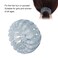 Bird Nest Hair Clip, Plastic Resin Hairpin, Expandable Ponytail Holder, Fashionable Nest Shape in Jelly Ash for Women Girls