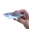 Novelty Big White Shark Hair Clip,Acetate Hair Clip,Big Claw Clip for Women,Grey, 1 Count (Pack of 1)