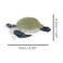Fantasy Funny Turtle Hair Clip,Acetate Hair Clip,Small Claw Clip for Women,Green, 1 Count (Pack of 1)