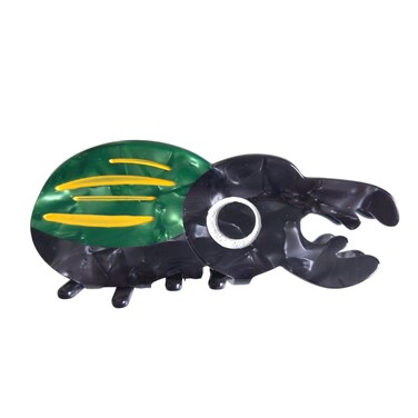 Funny Stag Beetle Hair Clip,Acetate Hair Clip,Small Claw Clip for Women, 1 Count (Pack of 1)