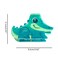 Funny Cartoon Crocodile Hair Clip,Acrylic Hair Clip,Small Claw Clip for Women,Green, 1 Count (Pack of 1)