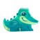Funny Cartoon Crocodile Hair Clip,Acrylic Hair Clip,Small Claw Clip for Women,Green, 1 Count (Pack of 1)
