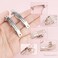 Framendino 100 Pack French Barrette and Alligator Hair Clips - Blank Iron Rectangle Clips for DIY Bow Craft