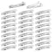 Framendino 100 Pack French Barrette and Alligator Hair Clips - Blank Iron Rectangle Clips for DIY Bow Craft