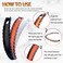 15 Pieces Banana Hair Clips Classic Clincher Combs Fishtail Hair Comb Ponytail Hair Holder for Women Girls, 3 Styles