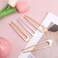 4pcs U Shaped Hair Pins, Metal French Hair Pins Hair Sticks for Buns French Twist Hair Pin Gold French Bobby Pins Silver French Pins Thick Hair Fork Accessories for Women
