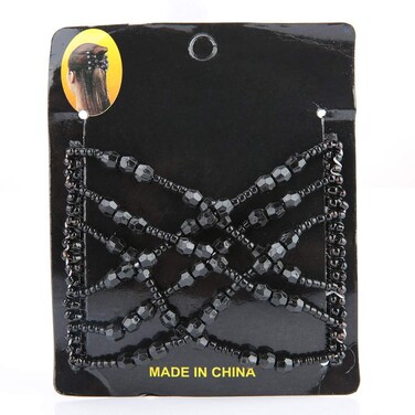 Comb Hair Clip, Magic Hair Comb Clip Beads Stretchy Double Comb Hair Disk(01#)