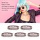 YUYTE 50 Pieces Wig Clips U shape Metal Clips 6 Teeth 2.8 cm Stainless Steel Material for Hair Extensions for Women(Light Brown)