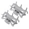2pcs Hot Roller Clips Hair Curler Claw Clips Replacement for Women Girls Hair Section Styling