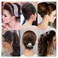 1Pcs Invisible False Hair Clip Hair Base Bump Fluffy Volume Increased Styling Accessories for Women Girls (Dark Brown)