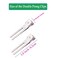 10 Pack Double Prong Pin Curl Clips, Duck Billed Hair Clips for Hairdressing Setting Section Clips, 1.8" Silver Rustproof Metal Curl Hair Clips for Hair Styling, Hair Coloring, Hair Sectioning