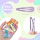 120 Pcs 40 Colors Metal Snap Hair Clips, 2 Inch Hair Barrettes Hair Accessories for Women Girls