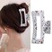 Halloween Hair Clips Square Ghost Hair Claw Clips Pumpkin Spiderweb Bat Large Hair Clip Design Halloween Hair Accessories for Thin Thick Hair Strong Hold Jaw Clip