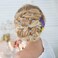 48 Pieces Crystal Pearl Twisters Spiral Set Silver Rhinestone Diamond Hair Pins Gems Coil Pearl Hair Clips for Wedding Prom Party and Special Occasion with Clear Container for Women Girls