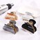 4 Pcs Acrylic Hair Claw Clips Glitter Non Slip Hair Barrette Jaw Clamps Ponytail Holder Hair Accessories for Women and Girls