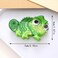 Funny Chameleon Dinosaur Hair Clip,Acrylic Claw Clip for Women,Women Hair Accessories,Green