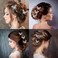 15 Pieces Butterfly Hair Pin Butterfly Hair Clips alloy Rhinestone Crystal Pearl Hair Clips Bridal Wedding Hair Pins Bride Bridesmaid Headwear Hair Accessories for Women Girls