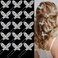 15 Pieces Butterfly Hair Pin Butterfly Hair Clips alloy Rhinestone Crystal Pearl Hair Clips Bridal Wedding Hair Pins Bride Bridesmaid Headwear Hair Accessories for Women Girls