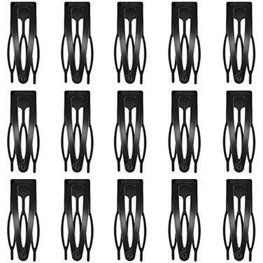 15 Pcs 2" Hair Clips Double Grip Hair Barrettes Metal Snap Hair Clips Salon Hair Styling Tools for Women and Girls