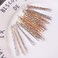 50 Pcs 2.17" Bobby Pins Metal Twist Hair Clips Simple Hairpins Hair Accessories for Women and Girls (Gold)