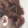 50 Pcs 2.17" Bobby Pins Metal Twist Hair Clips Simple Hairpins Hair Accessories for Women and Girls (Gold)