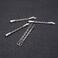 50 Pcs 2.17" Bobby Pins Metal Twist Hair Clips Simple Hairpins Hair Accessories for Women and Girls (Silver)