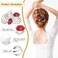 Rhinestone Spiral Hair Pins, BENBO 72PCS Colorful Shiny Crystal Twist Hair Pin Silver Coil Twisters Swirl Hair Clips Wedding Pearl Spiral Pins Jewelry Clip for Women Bridal Prom Party