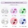 Rhinestone Spiral Hair Pins, BENBO 72PCS Colorful Shiny Crystal Twist Hair Pin Silver Coil Twisters Swirl Hair Clips Wedding Pearl Spiral Pins Jewelry Clip for Women Bridal Prom Party