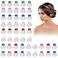 Rhinestone Spiral Hair Pins, BENBO 72PCS Colorful Shiny Crystal Twist Hair Pin Silver Coil Twisters Swirl Hair Clips Wedding Pearl Spiral Pins Jewelry Clip for Women Bridal Prom Party