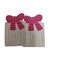 Lovely Bowknot Hair Clip Display Cards, Rectangle Hair Bows Paper Cardboard for DIY Craft Hair Barrettes Accessories Display Organizing (200 Pack)