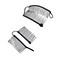 2Pcs Banana Stretch Hair Clips, Clincher Comb Clamps - Ponytail Holders and Grips for Women with Thick or Curly Hair