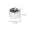 6 Pcs Mini Hair Claw Clips Tiny Plastic Bead Hair Clips Hair Claws Ponytail Buckles Hair Accessories for Women and Girls