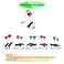 30PCS Mushroom Hair Clips, Cute Flower Clips for Women Girls - Creative Mushroom Headwear Accessories (Mushrooms Blue)