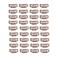 30pcs 9 Teeth Stainless Steel Snap Comb Wig Clips, Hair Extension Clips, Wig Accessories Clip with 30 Assorted Sewing Needles and 2 Rolls Thread (Light Brown)