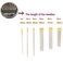 30pcs 9 Teeth Stainless Steel Snap Comb Wig Clips, Hair Extension Clips, Wig Accessories Clip with 30 Assorted Sewing Needles and 2 Rolls Thread (Light Brown)