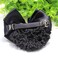 1Pcs Women Hair Bun Cover Snood Net Satin Bowknot Decorative Hair Clip Bow Ribbon Flower Hair Accessories for Restaurant Stewardess Bank Hotel Staff(Black)