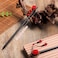 2 Pcs Chinese Hairpin Flower Hair Chopsticks For Women Retro Wooden Hairpins Japanese Classic Hair Chopsticks Handmade Wooden Hair Chopsticks For Long Hair (Red Brown, 7.09 Inches)