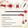 2 Pcs Chinese Hairpin Flower Hair Chopsticks For Women Retro Wooden Hairpins Japanese Classic Hair Chopsticks Handmade Wooden Hair Chopsticks For Long Hair (Red Brown, 7.09 Inches)