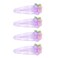 4PCS Grape Snap Hair Clips for Women Girls Cute Snap Hairpins Side Bangs Snap Barrettes Fruit Hair Accessories