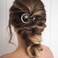 Bartosi Rhinestone Moon Hair Clips Silver Star Hairpins Crystal Decorative Bobby Pin Bride Wedding Hair Pins Side Clip Hair Accessories for Women and Girls (Pack of 3)