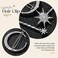 Bartosi Rhinestone Moon Hair Clips Silver Star Hairpins Crystal Decorative Bobby Pin Bride Wedding Hair Pins Side Clip Hair Accessories for Women and Girls (Pack of 3)