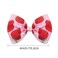 Strawberry Hair Bow Clip Pin Girls Fruit Hair Barrettes Strawberry Ribbon Bow BBG24 (C0-Bow)