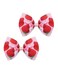 Strawberry Hair Bow Clip Pin Girls Fruit Hair Barrettes Strawberry Ribbon Bow BBG24 (C0-Bow)