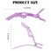 YISSION Purple Alligator Hair Clips - 12Pcs Large Duck Billed No Crease Clips for Sectioning, Makeup and Hair Styling Accessories for Thin/Thick Hair Women Girls