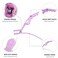YISSION Purple Alligator Hair Clips - 12Pcs Large Duck Billed No Crease Clips for Sectioning, Makeup and Hair Styling Accessories for Thin/Thick Hair Women Girls