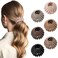 6Pcs Bird Nest Magic Hair Clips Hair Nest for Bun Strong Ponytail Holders for Women Girls (Neutral, Large)