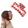 ZEYER Hair Clip, Valentine's Day Hair Clip for Women, Large Romantic Red Heart Hair Claw Clips, Strong Hold Jaw Clips, 1Pcs