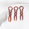 30 Pcs Plastic Grip Hair Pins U Shaped Hairpins Bun Heads Hair Pins French Twist Hairpins Strong Hold Hair Pins Hair Styling Accessories for Women Girls