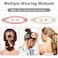 Waydress 12 Pcs Oval 2.8 In Tortoise Metal Hair Clips for Women Ellipse Non-Slip Hair Grips (Vivid Style)